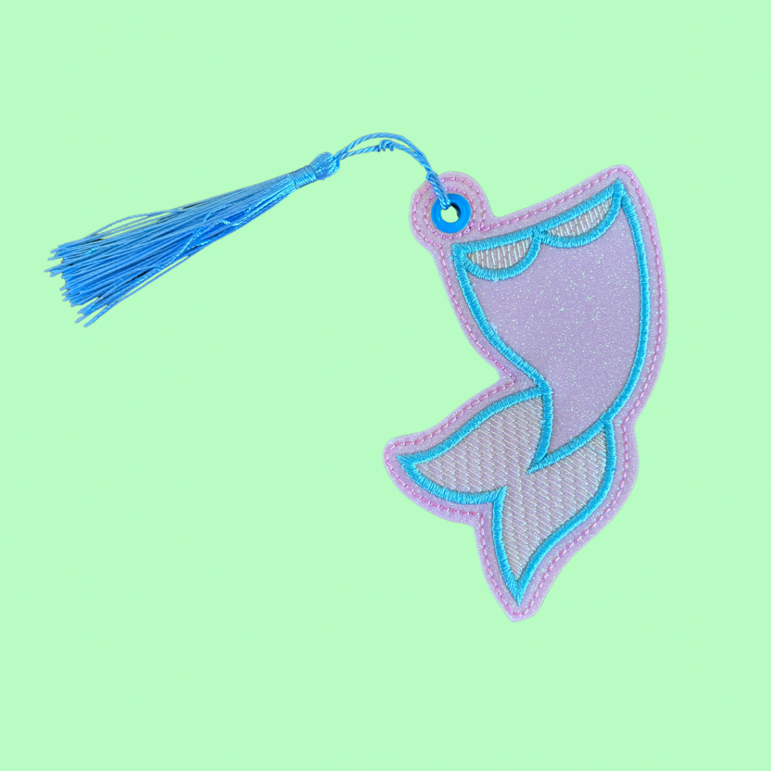 Mermaid Tail Glitter Bookmark