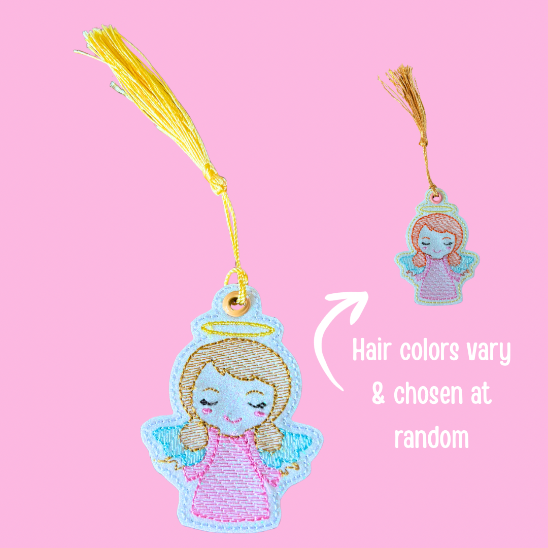 Little Angel Glitter Bookmark