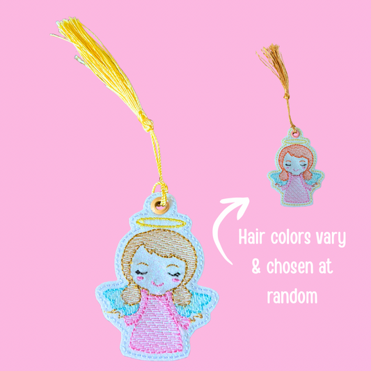 Little Angel Glitter Bookmark